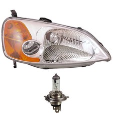 Scheinwerfer rechts für Honda Civic 2/4 Türig Bj. 01-04 H4 inkl. PHILIPS Lampen