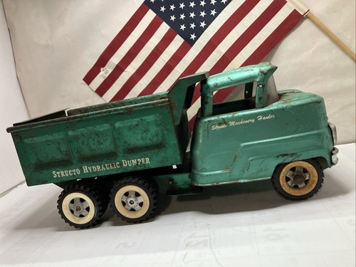 1950s STRUCTO WORKING Hydraulic Dumper Dump Truck Cool Toy