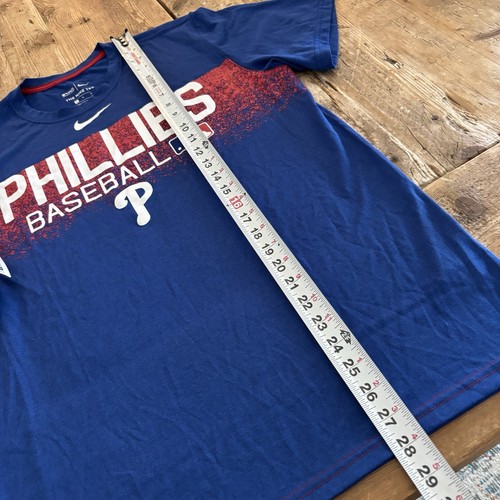 NWT Nike Philadelphia Phillies Authentic Legend Team Issued T-Shirt Men’s Medium - Picture 7 of 11