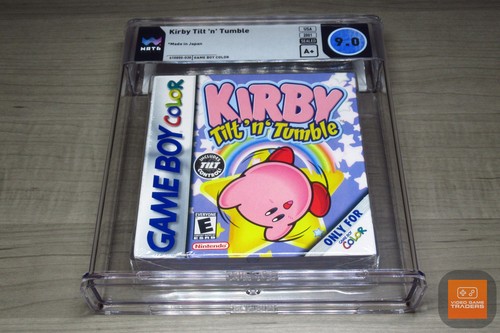 WATA 9.0 A+ - Kirby Tilt 'n' Tumble Game Boy Color, GBC 2001 NEW! - RARE! - Picture 2 of 7