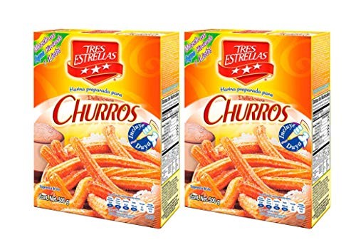 Churros Mix 2er-Pack 17,64 Oz. Einfache Herstellung Fügen Sie einfach Wasser mit Spritzbeutel hinzu - Bild 1 von 2