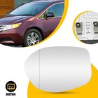 Heated Mirror Glass Driver LH Side With Backing for 2014-2017 Honda Odyssey