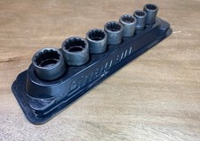 Snap-on Tools 7pc 3/8" 12pt Metric Flank Drive Shallow Impact Sockets