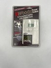 Woods 6 Grounded Outlets Wall Adapter White 125V 15A 1875W with Digital Clock