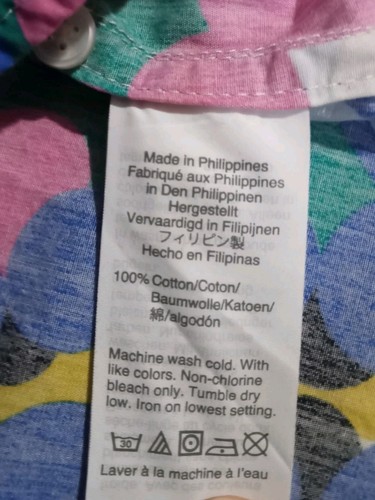 J.Crew Damen Gr. 6 klassisches Ratti Kaleidoskop Hemd Knopfleiste Kragen Baumwolle - Bild 8 von 8