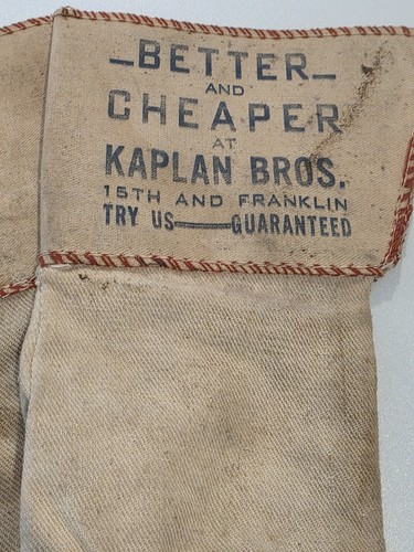 🔥 Vintage Work Gloves From KAPLAN BROS of Minneapolis MN UNION MADE USA - Picture 4 of 5