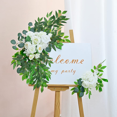Artificial Italian Ruscus Greenery Stems, Faux Green Leaf Garland Branches Ha... - Picture 2 of 7