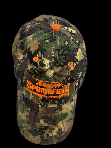 Team Springfield Camo Mütze Otto verstellbar Riemen hinten orange Logo sterilisiert - Bild 7 von 10
