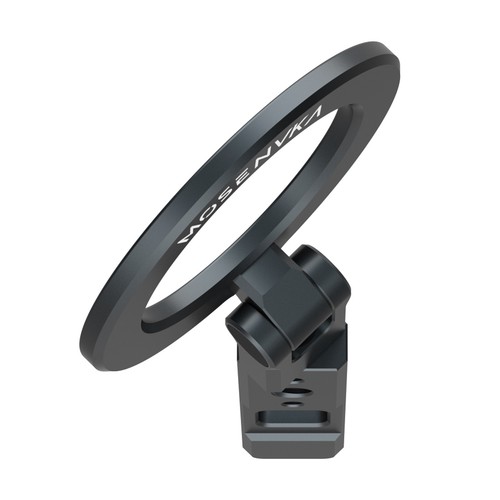 Supporto magnetico telefono alluminio treppiede adattatore per iPhone 16 15 14 - Foto 11 di 14