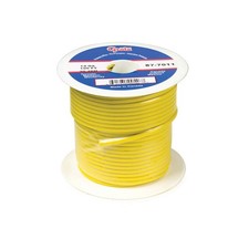 GROTE 81038 Primary Wire,16 AWG,1 Cond,100 ft,Yellow 34GA72