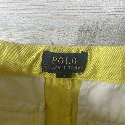 Polo Ralph Lauren Big Boys Yellow Classic Fit 6” Yellow Shorts Youth Size: 5 GUC - Picture 2 of 12