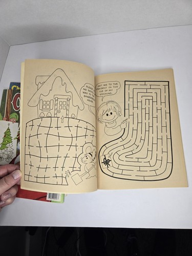 Weihnachten Weihnachtsmann Malbücher Malen nach Zahlen Verbinden Sie die Punkte Vintage - Bild 19 von 23