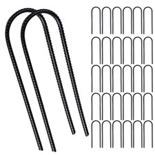 Trampoline Stakes Ground Anchors 11" U Shaped for Outdoor Camping Tent 8-32 Pack