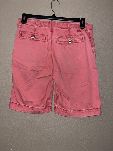 Aeropostale Shorts Mens 31 Coral Pink Cotton Lightweight Pockets - Picture 2 of 3