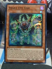 Yugioh Snake-Eye Oak Super Rare AGOV-EN008 1st Near Mint