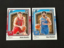 2024-25 Panini Donruss Optic Rated Rookie Ajay Mitchell & Matas Buzelis (RC)