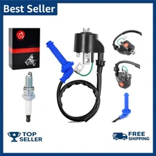 Ignition Coil and Spark Plug Wire Cap & Spark Plug for CRF 450 450R 450X TR