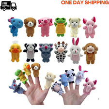 12 PCS Finger Puppets Set Mini Stuffed Animals Finger Puppet for Storytelling