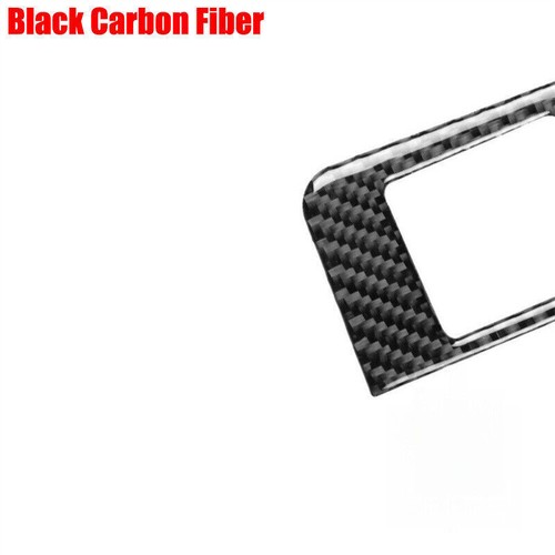 Black Carbon Fiber Car Window Lift Switch Button Trim For Nissan GT-R R35 08-16 - Foto 5 di 9