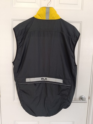 RALPH LAUREN Polo Sport RLX Cycling Golf Gilet Packable Black - Men's Large - Picture 7 of 19