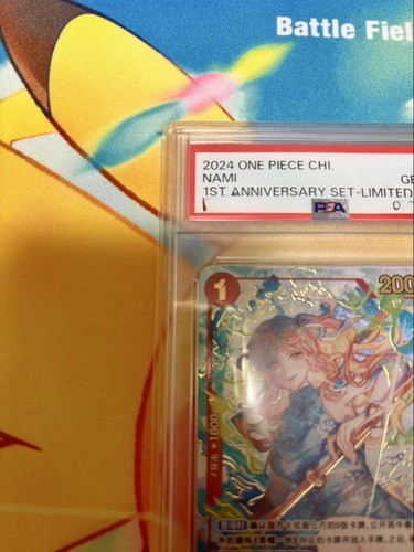 PSA 10 Nami OP01-016 1st Anniversary Set Limited Promo ONE PIECE Card Chinese JP - Bild 5 von 12