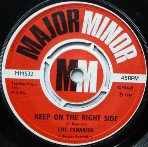 Los Canarios Get On Your Knees 7" Major Minor D434 EX 1967 Get On Your Knees/Kee - Imagen 3 de 7