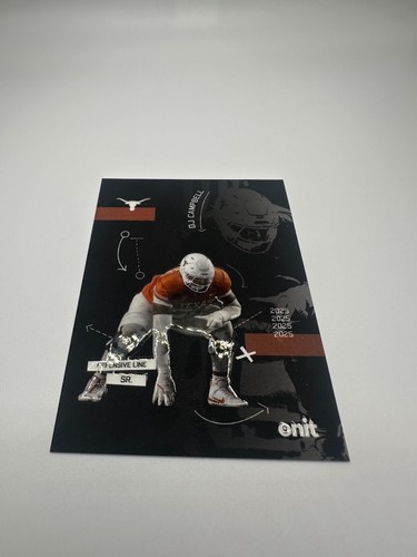 2025 ONIT Athlete Texas Football Vestige and Silhouette Embossed Variants! - Picture 3 of 12