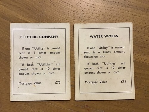 Repuestos Monopoly vintage, títulos de propiedad, fichas, dinero, hoteles Huse, otros - Imagen 11 de 58