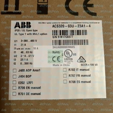 1PCS NEW ABB Frequency Converter ACS320-03U-23A1-4