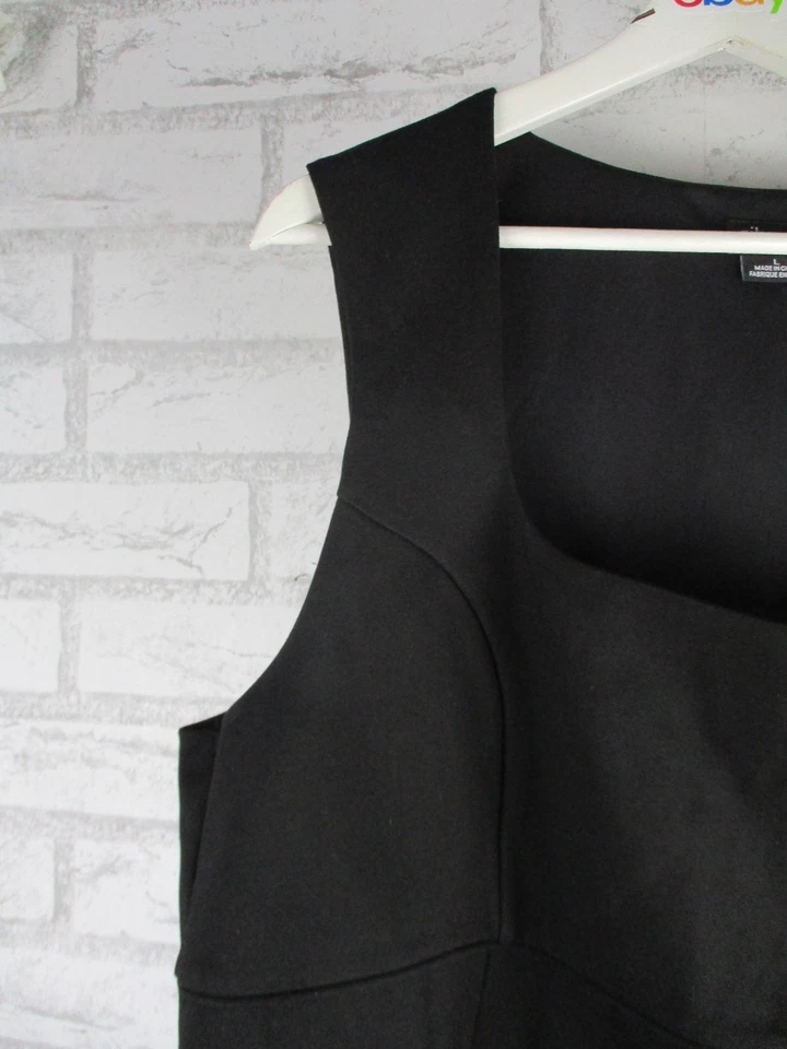 City Chic womens a-line dress black L, 20 sleeveless square neck - image 2 of 4