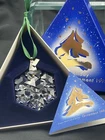 Swarovski  Annual Crystal Large Christmas Snowflake Ornament & Box 1994