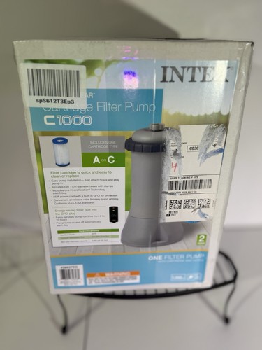☀️Intex Easy Set Swimming Pool Type A or C - FILTER PUMP - MODEL 637R (NIB)! - Picture 1 of 12
