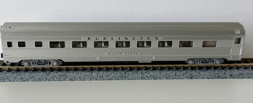 KATO (Set B) Juego de 4 vagones de pasajeros corrugados - # 106-1606 CB&Q - Excelente estado - Imagen 9 de 17