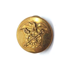 WWII Era US Army Quartermaster Corps Collar Disk Insignia Pin