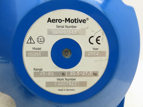 Woodhead Aero-Motive 60EBSR Tool Balancer Ratchet Locking 1.5M Cable 45-60 Lbs - Picture 3 of 12