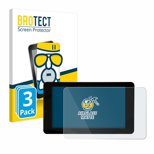 3x Matte Glass Screen Protector for Raspberry Pi Touchscreen 2 (7") Anti-Glare