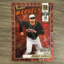 2025 Donruss Jordan Lawler Diamond Marvels #17 Red Ice 02/149 Diamondbacks