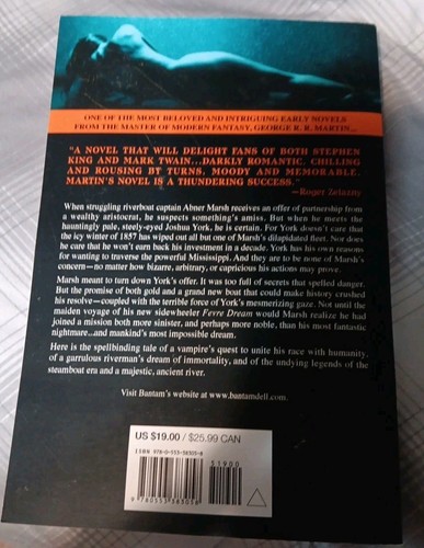 SIGNED Fevre Dream by GEORGE R.R. MARTIN (2004, Trade Paperback) Unread - Bild 2 von 4