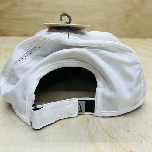 NEW Adjustable Nike Team Featherlight Blank Dri Fit Cap Hat White CJ7082-100 - Picture 4 of 9