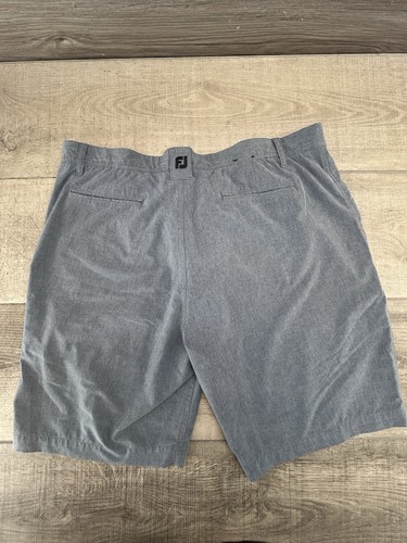 FootJoy FJ Performance Golf Shorts Mens Sz 38 Blue Chino Stretch Lightweight - Picture 7 of 7