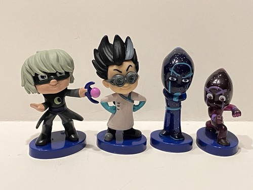 LOTE de 10 figuras bolsas ciegas serie 1 PJ Masks + caja de exhibición original abierta - Imagen 8 de 10