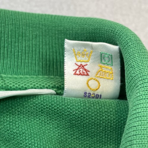 Vintage Wimbledon Men Polo Shirt M 40 Green Cotton The Championships Tennis RARE - Picture 6 of 24