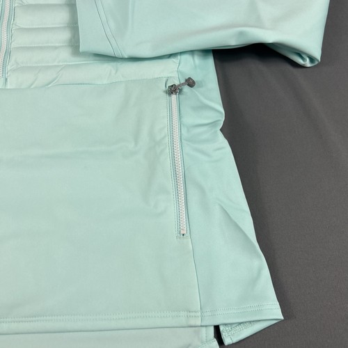 Peter Millar Womens Golf Jacket Hoodie Merge Medium CLST Blue NWT MSRP $250 - Picture 2 of 8