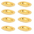  12 Pcs Oval Serving Plate Cake Platter Mini Dessert Plates Holder Wedding