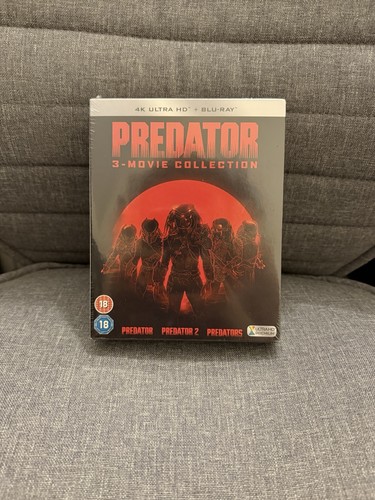 Predator Trilogy 3-Movie Collection 4K UHD Blu-ray Box Set - New and Sealed UK - Picture 1 of 4