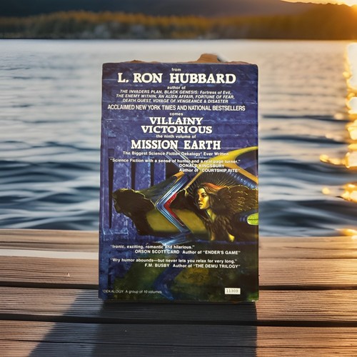 Mission Earth L Ron Hubbard Complete Set Sci Fi Volume 1-10 VGC Vintage Rare - Picture 19 of 21
