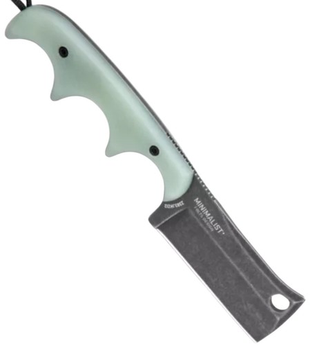 CRKT Folts Minimalist Blade HQ Exclusive - Natural Jade G10 - Smokewash D2 Steel - Bild 2 von 3