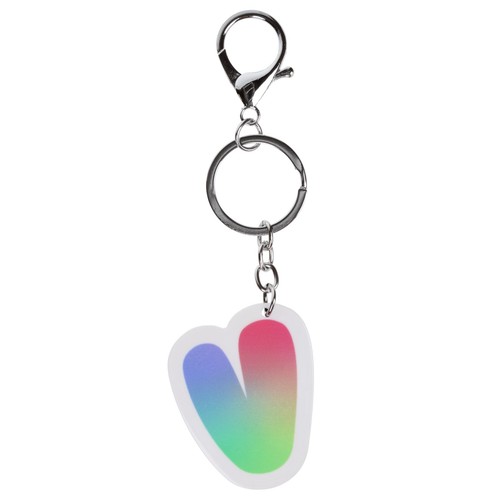 Alphabet Initial Keyring Kids Colourful Personalised Letter Name Tag Charm - Picture 43 of 51