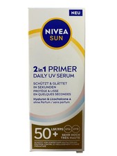 NIVEA SUN Sonnenfluid 2in1 Primer & UV Serum, LSF 50+, (30 ml) Neu (221)
