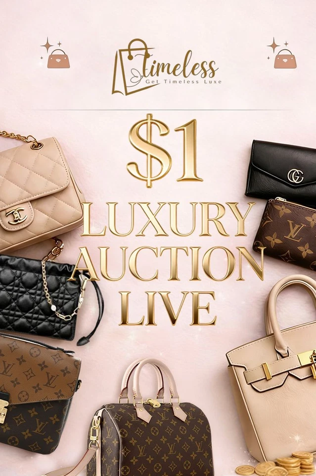✨$1 No Reserve Auction! 100% Authentic Designer Luxury Bag🔥